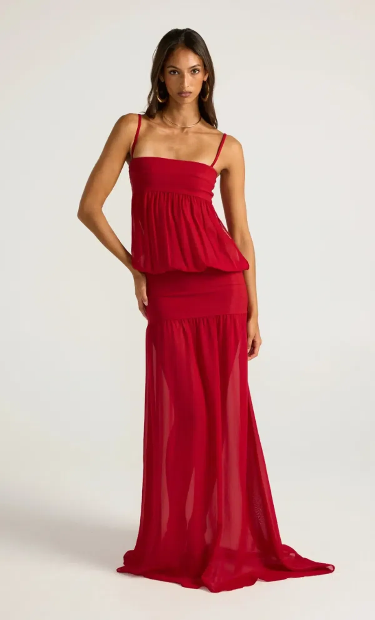 Ance Gria Romeo Gown - Red S - Image 1