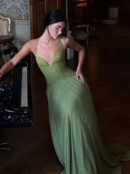 Fenity Gaia Dress Green 8 for rent on The Volte - image 1