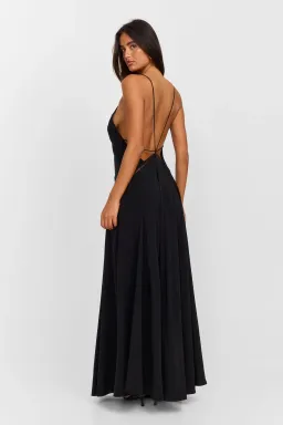 Sasha Therese, Posie Maxi Dress Black, size xs for rent on The Volte - image 3