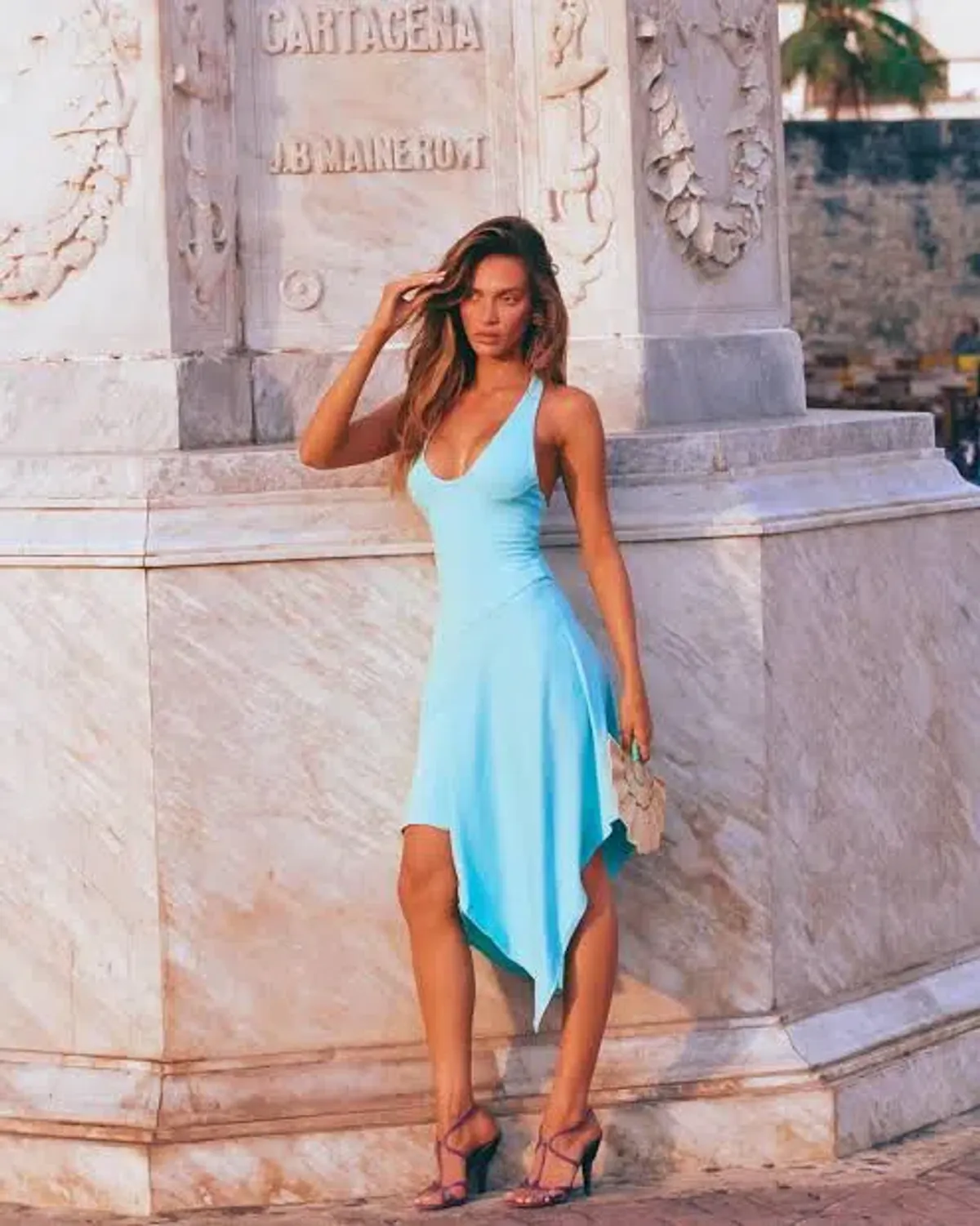 I Am Delilah Lana Aqua dress size S (6/8 - Image 1