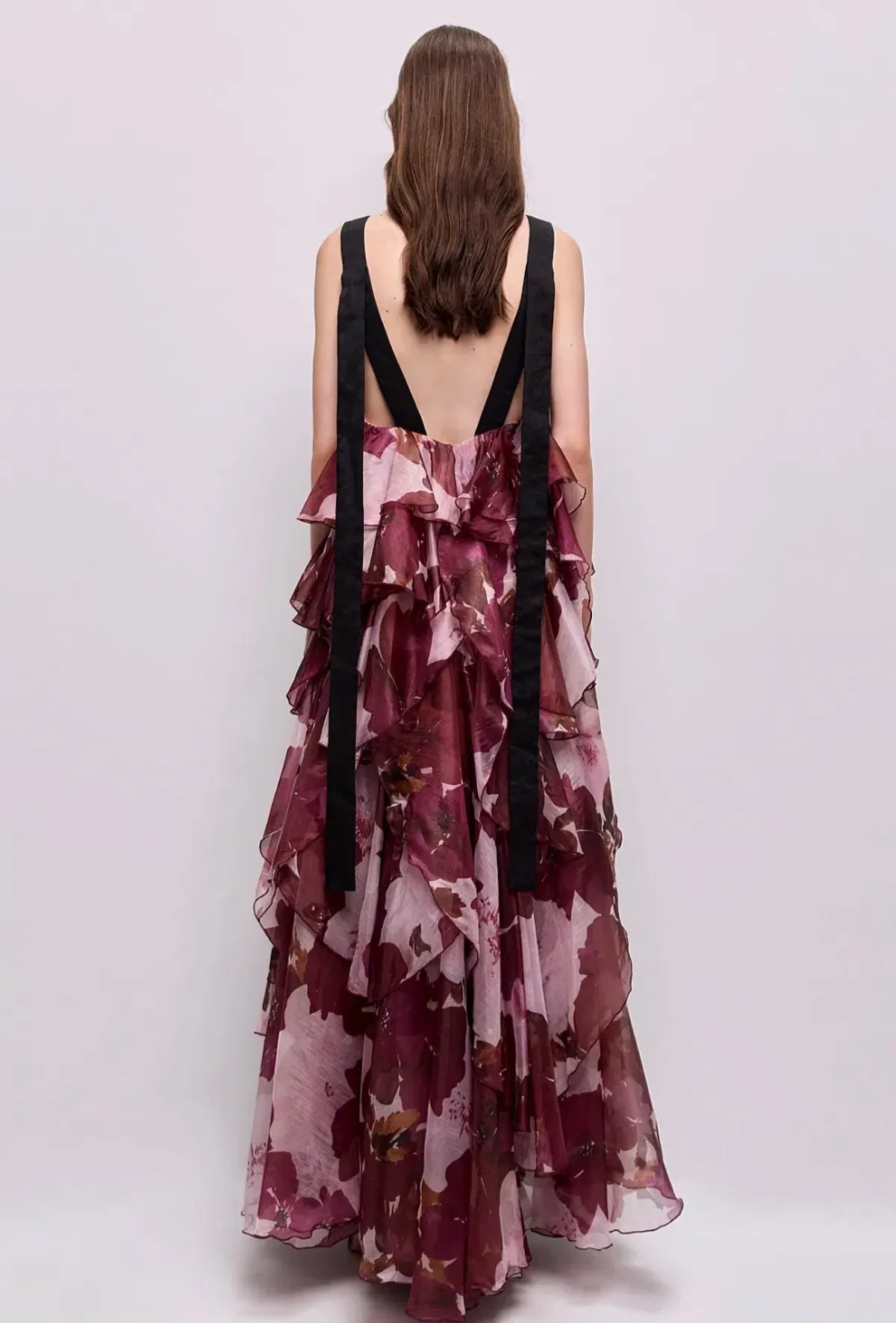 Aje Athena Gown Aquarelle size 10 - Image 5