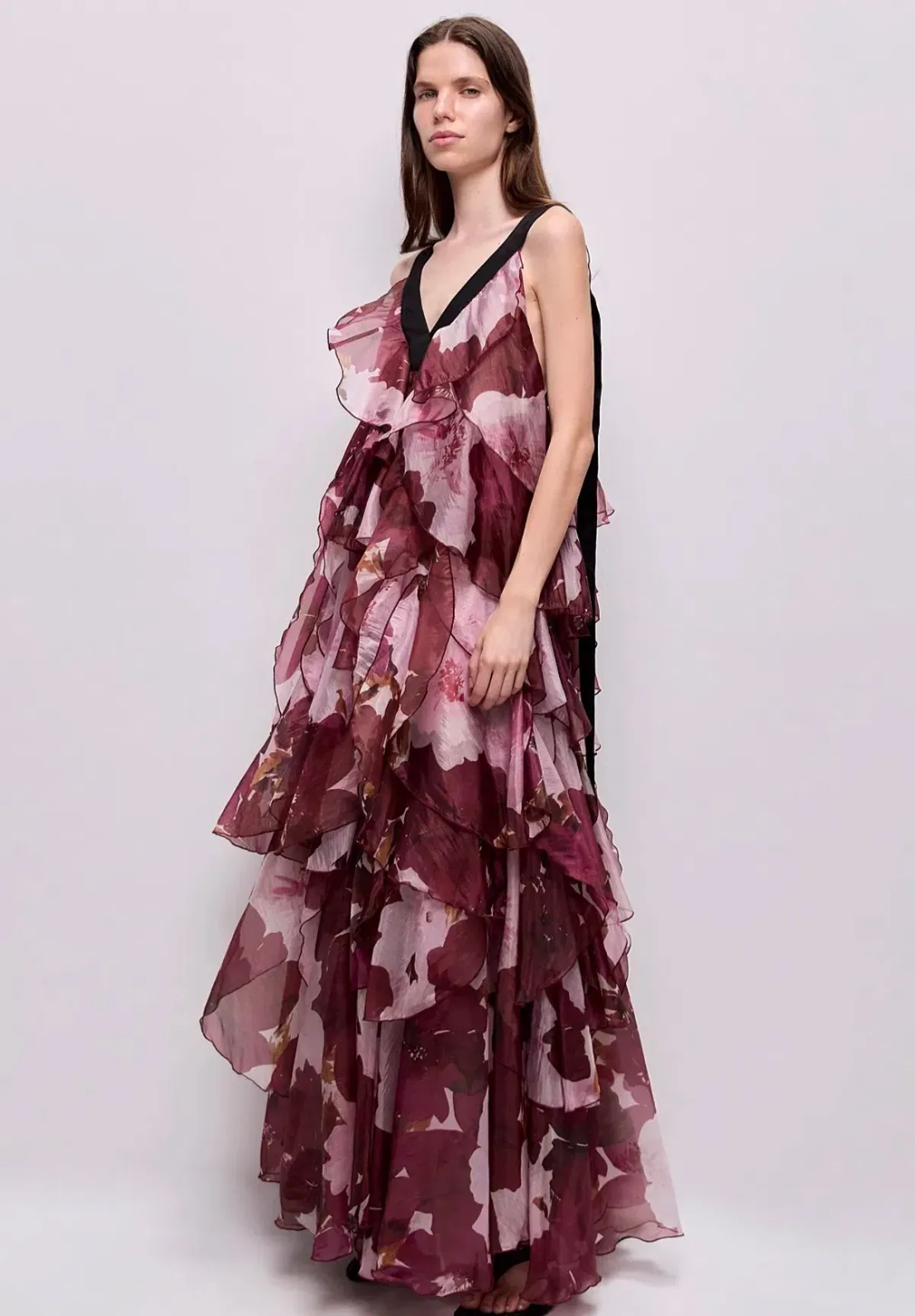 Aje Athena Gown Aquarelle size 10 - Image 2