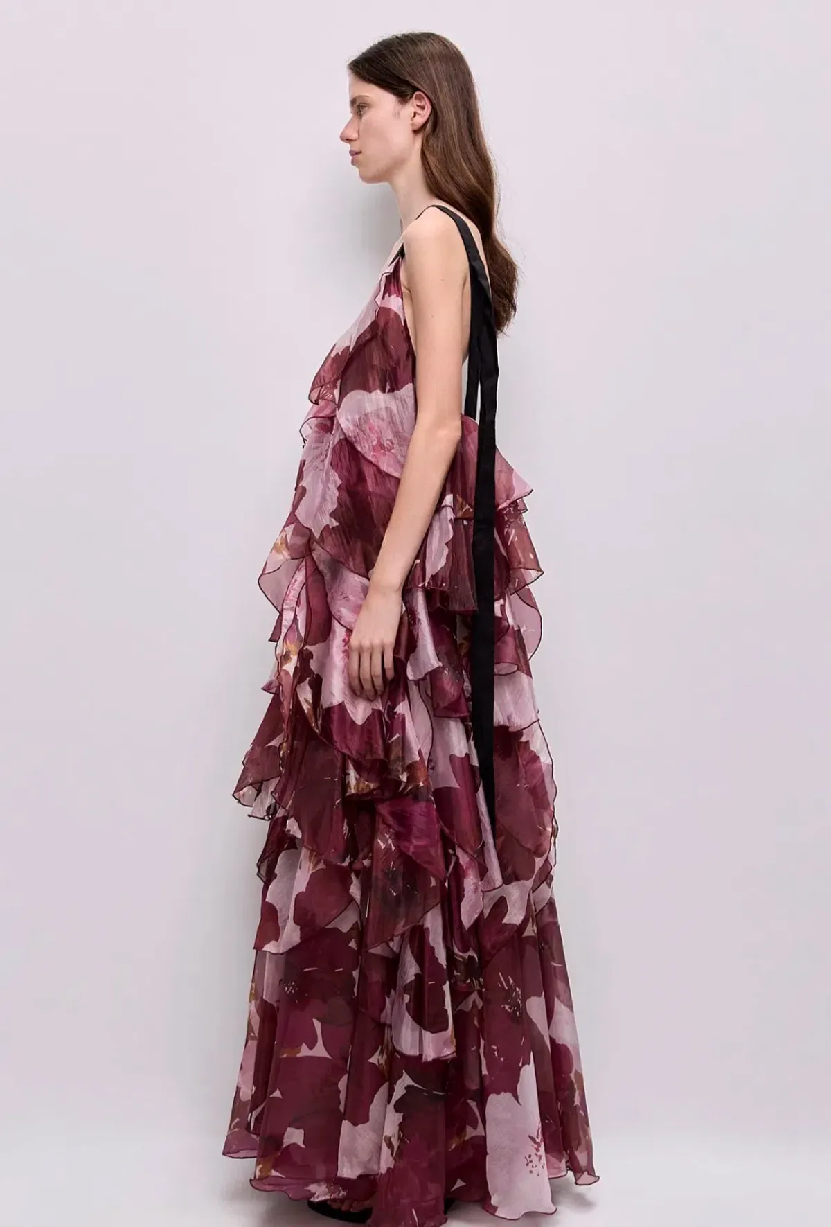 Aje Athena Gown Aquarelle size 10 - Image 3