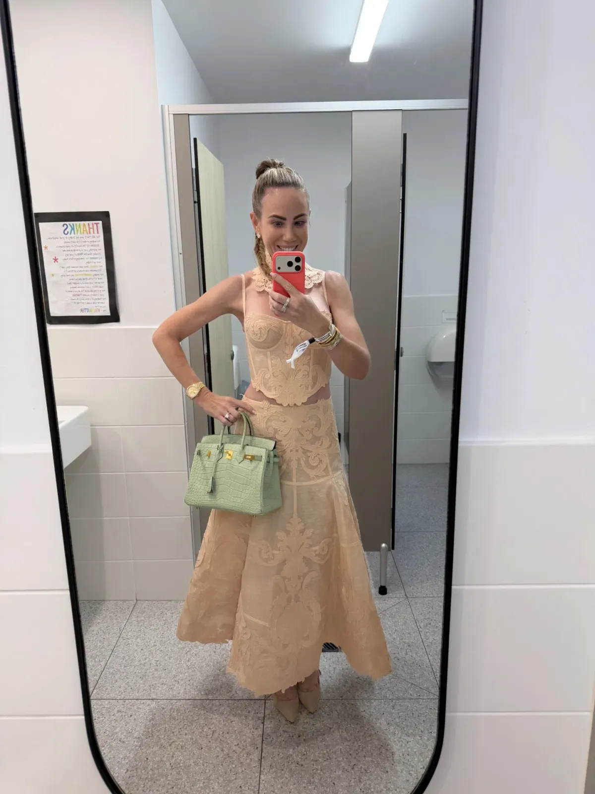 ZIMMERMANN REBELLION FILIGREE BODICE SIZE O & MIDI SKIRT SIZE OP - Image 4