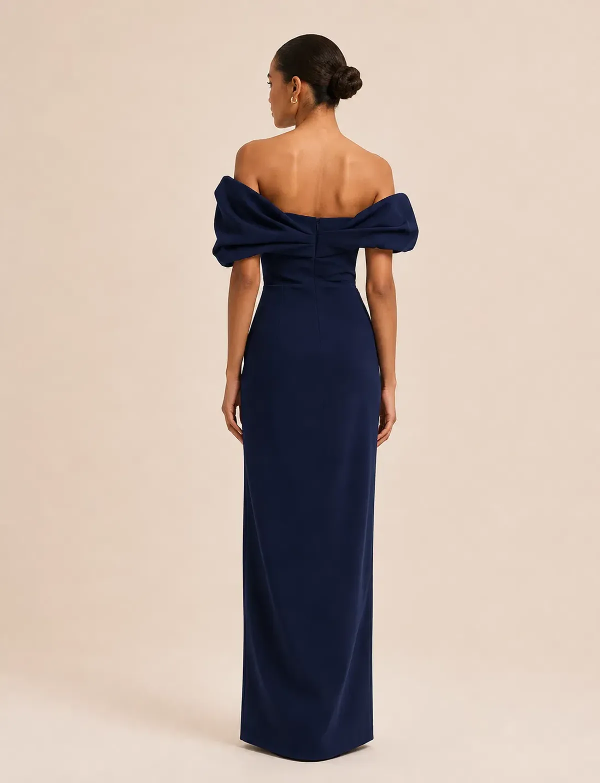 Rachel Gilbert Gia Gown in Navy Size AU10 - Image 2