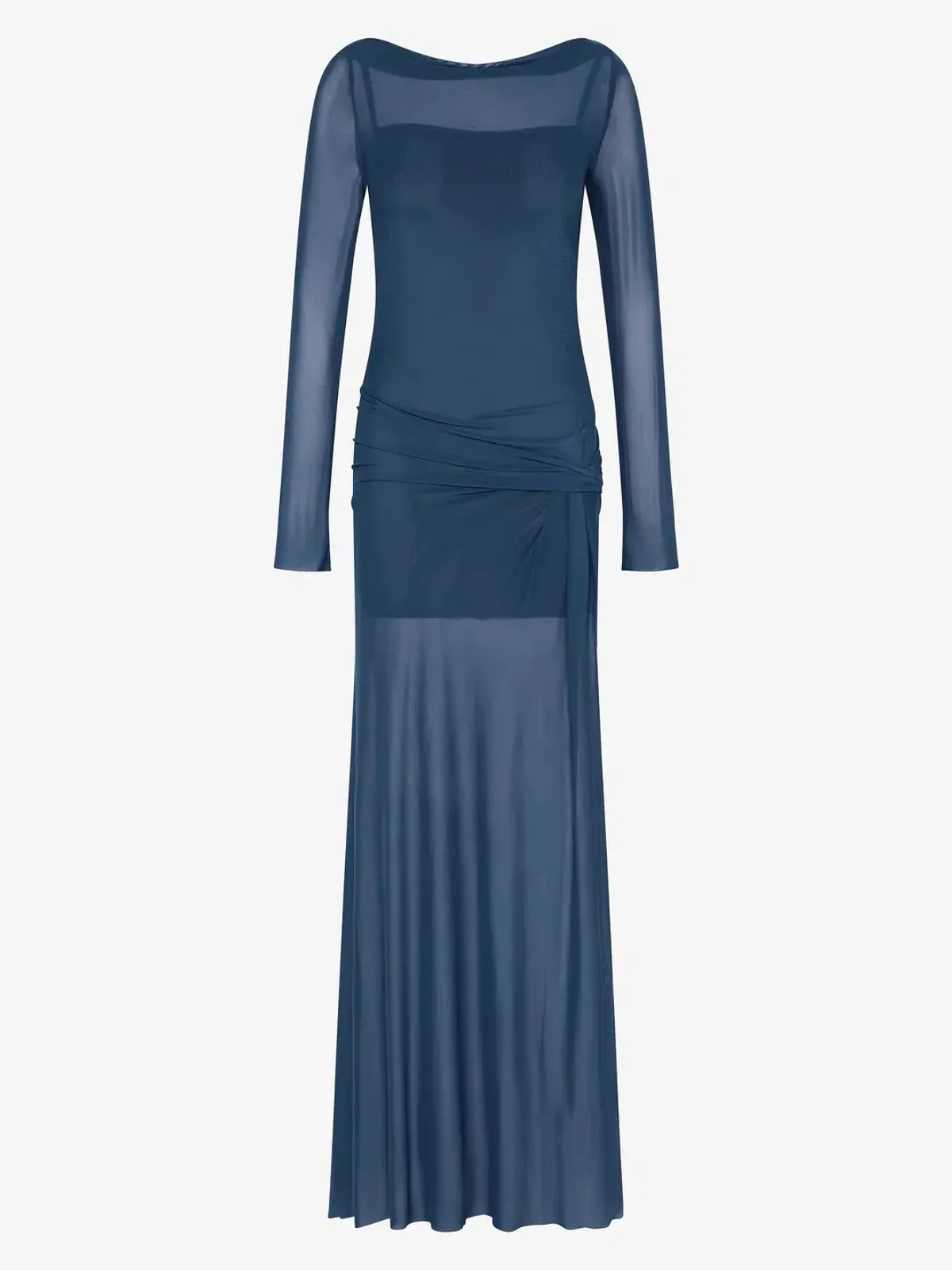 Marabou Long Sleeve Maxi Dress size 12 - Image 4