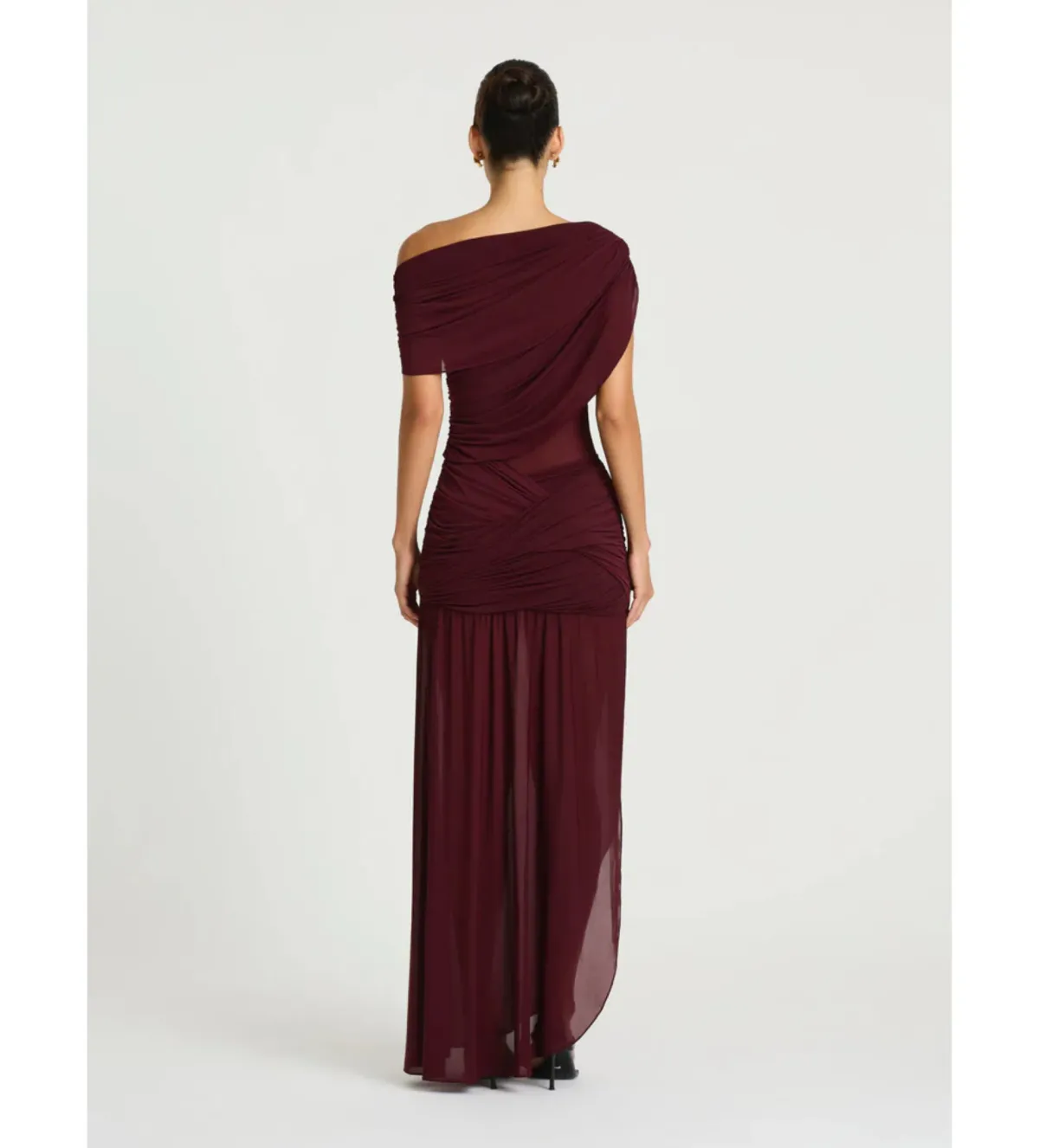 Benni Otto Maxi Dress in Plum Size AU12 - Image 3