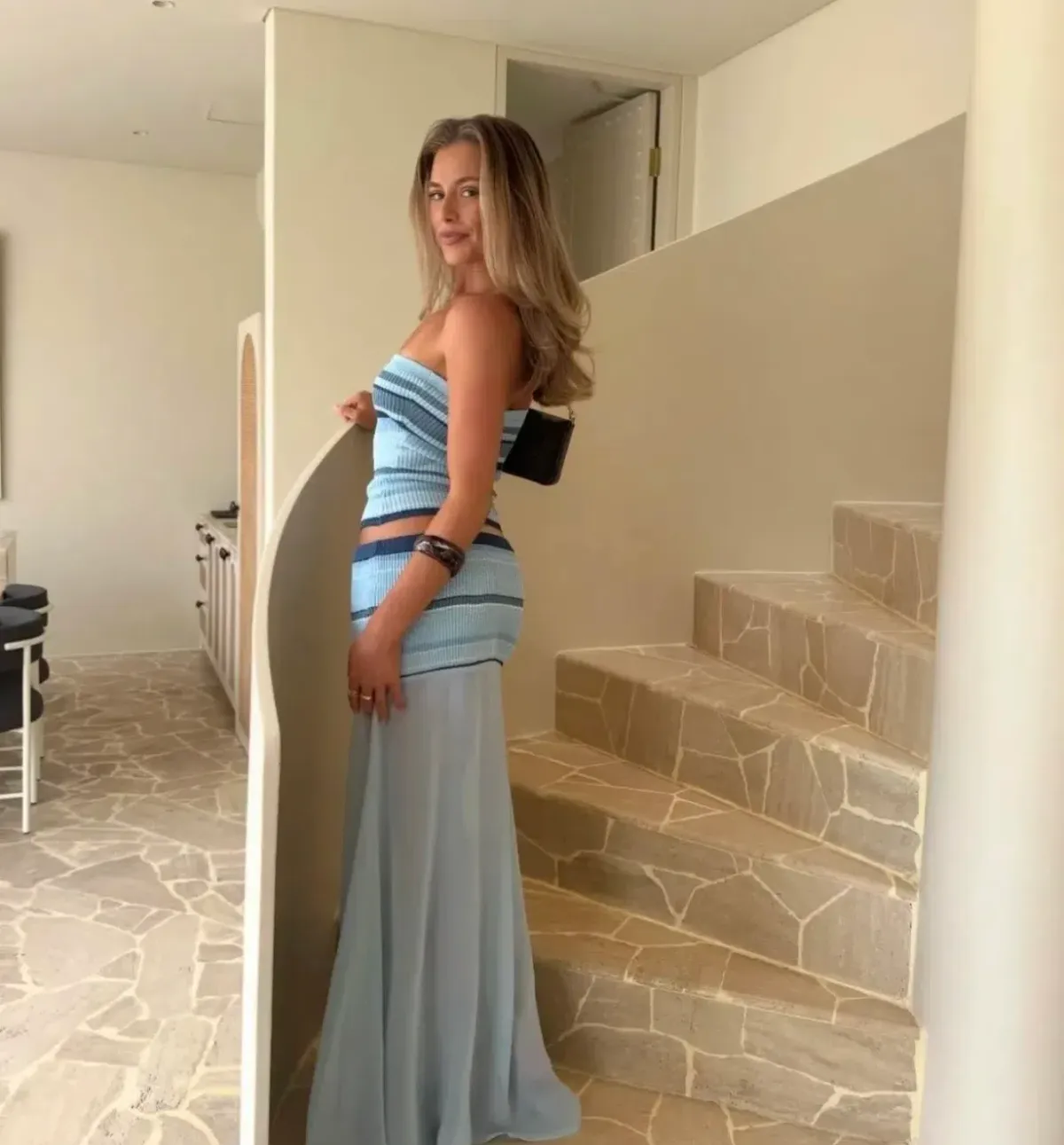 DESERO JACARE SARDINIA SET IN BLUE SIZE XS - Image 2