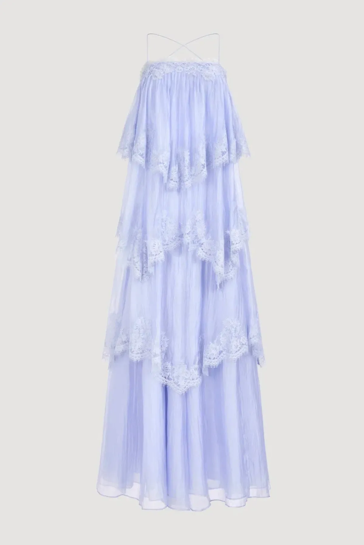 AJE- Ophelia Lace Gown- Blue- Size 8 - Image 5