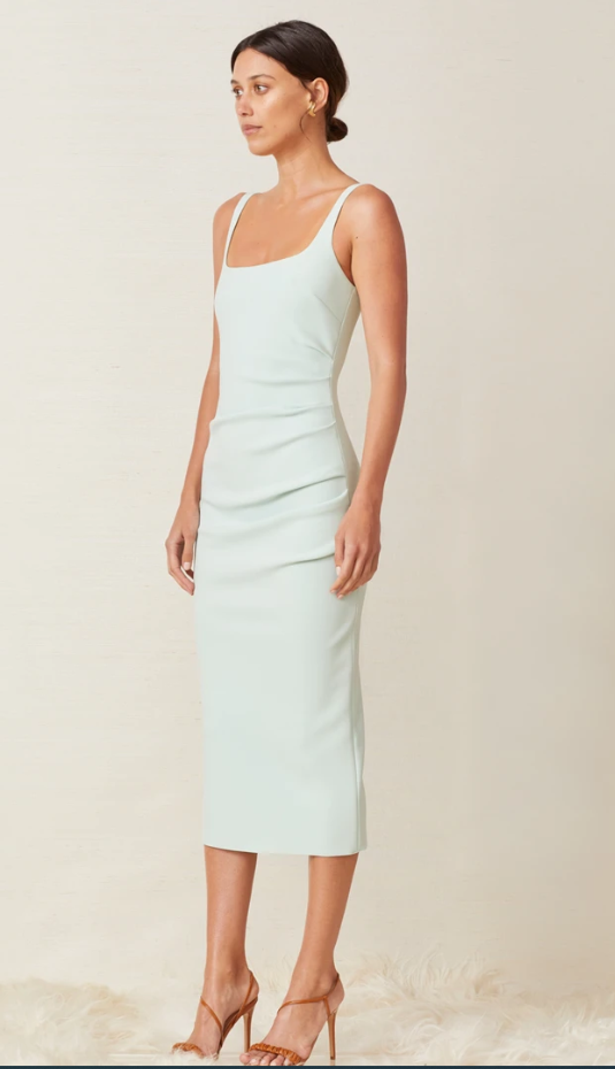 Bec & Bridge Karina Midi Dress Mint - Image 3