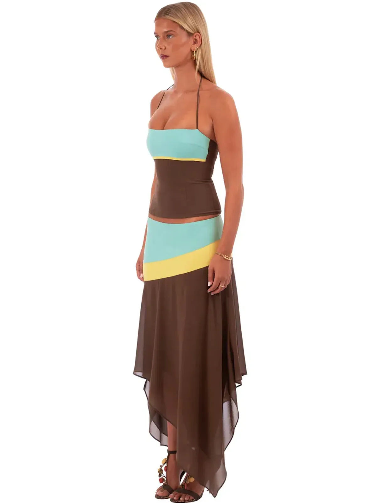 I AM DELILAH IRIS CORSET & MIDI SKIRT. SIZE S / AU 8 - Image 6