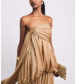 Zimmermann Alchemy Billow Maxi Dress in Champagne Size 1/AU10 for rent on The Volte - image 2