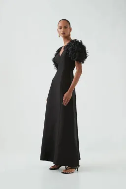 🖤 BRAND NEW AJE Muse Maxi Dress – Black – Size 10 AU Gown 🖤 for rent on The Volte - image 1