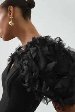 🖤 BRAND NEW AJE Muse Maxi Dress – Black – Size 10 AU Gown 🖤 for rent on The Volte - image 3