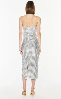 Manning Cartell Opulent Scale Dress Silver Size 10 for rent on The Volte - image 2