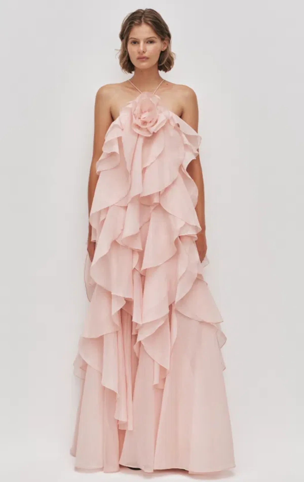 AJE Pandorea Layered Maxi Dress Pastel pink Size 6 - Image 1