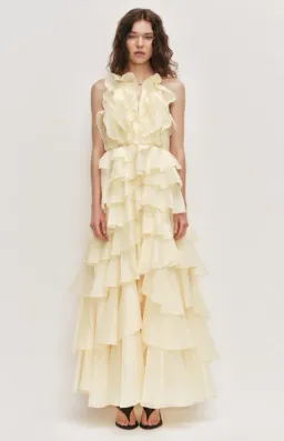 AJE Cleo Gown Butter Size 10 for rent on The Volte - image 1