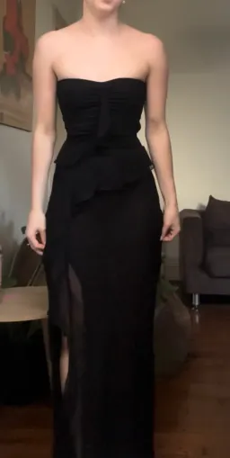 Bec & Bridge Maresca Strapless Dress Black size AU 6 for rent on The Volte - image 5