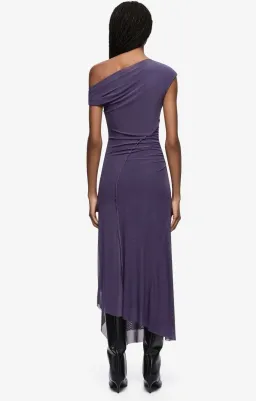 Bec & Bridge Delila Asym Midi Dress in Amethyst size AU 8 for rent on The Volte - image 4