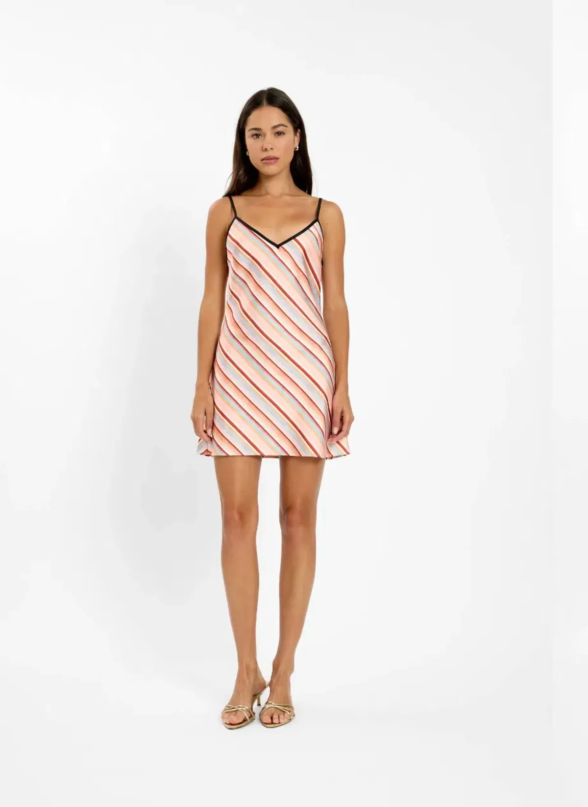 With Harper Lu - Bias Mini in Blush Stripe - Size S - Image 7