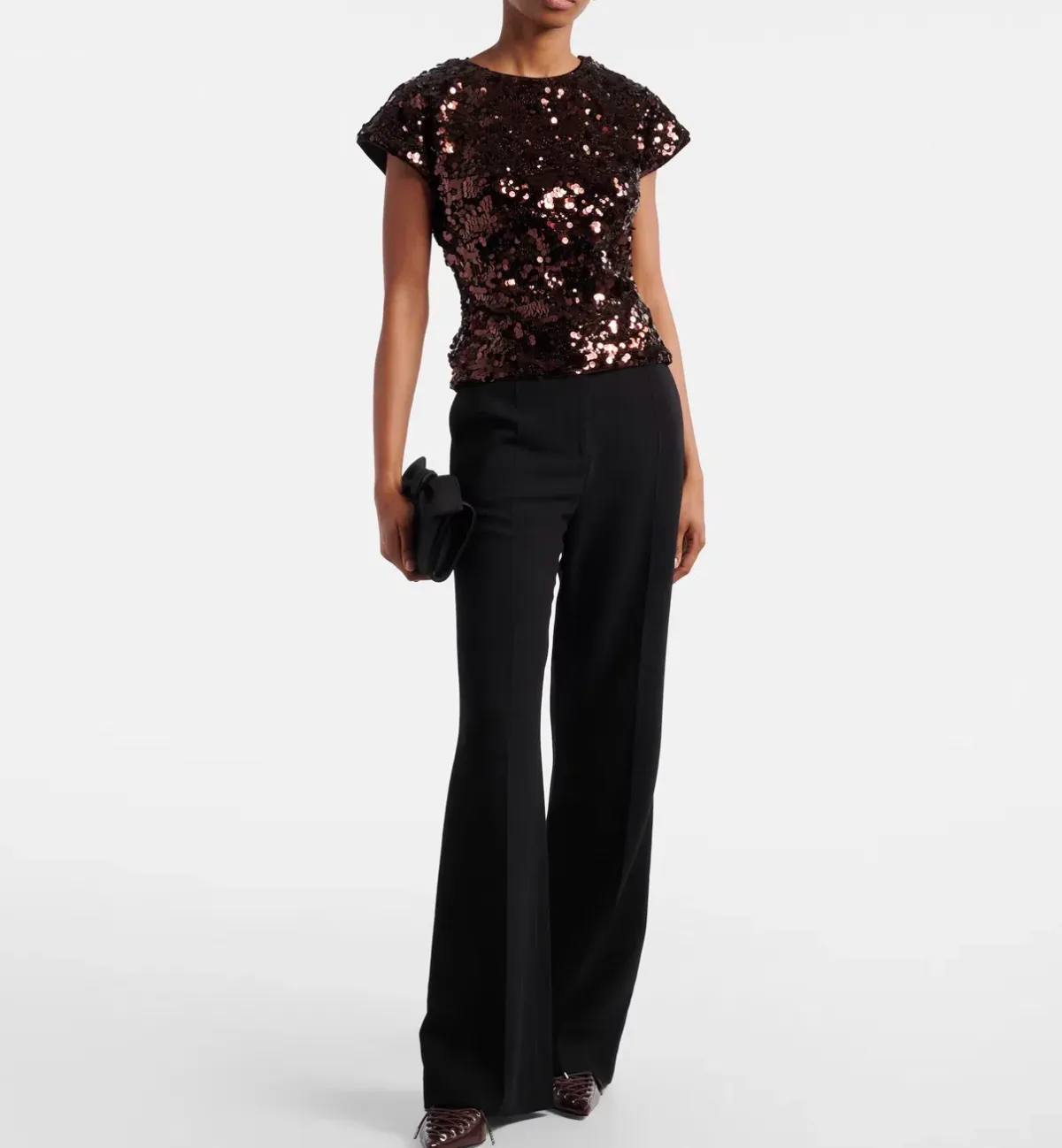 Ganni velvet sequins top size 34 (6/XS)  - Image 2