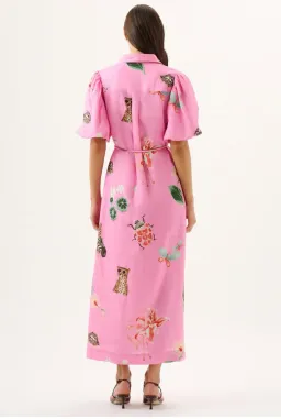 ROAME.- Berkeley Dress- Pink- Size L for rent on The Volte - image 4
