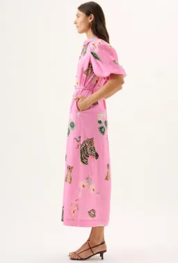 ROAME.- Berkeley Dress- Pink- Size L for rent on The Volte - image 5