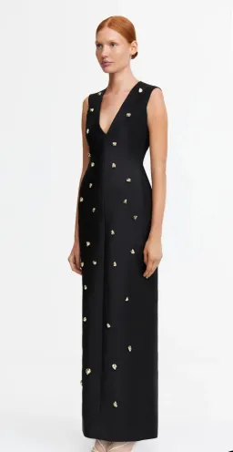 Acler- Pattison Maxi Dress- Dark Baroque/Black- Size 16 for rent on The Volte - image 2