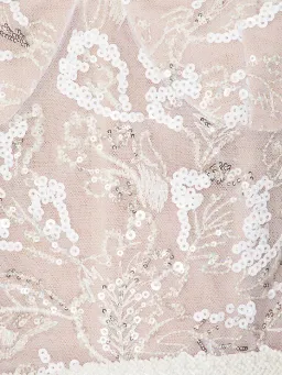 Bronx and Banco Midnight Bridal Sequin Mini Dress in White Size Small for rent on The Volte - image 4