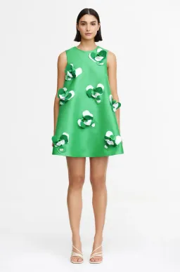 Acler- Yarwin Mini Dress- Sea Green- Size 14 for rent on The Volte - image 1