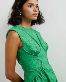 Rachel Gilbert- Celia Dress- Apple Green- Size 14 for rent on The Volte - image 2