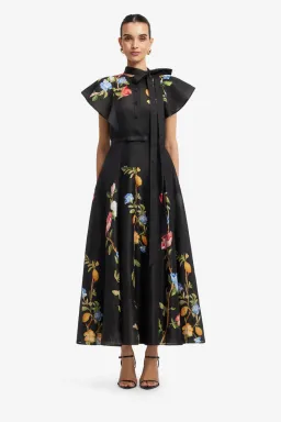 Leo Lin Elsie Flutter Sleeve Vine 10 for rent on The Volte - image 1