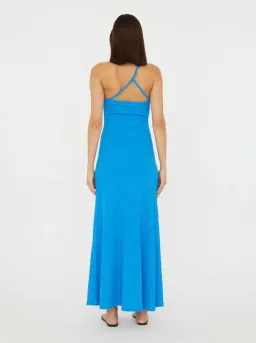 Christopher Esber Boston Blue Concave Stone Cami Dress - Size 6 AU for rent on The Volte - image 3