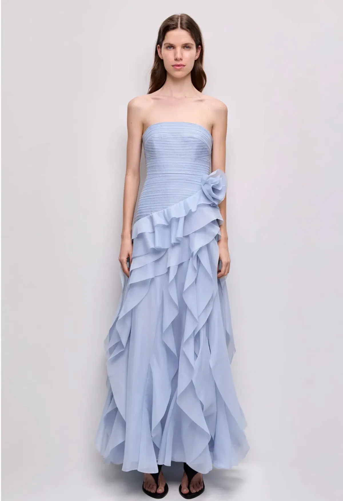 Aje Canyon Gown cloud blue size 6 - Image 1