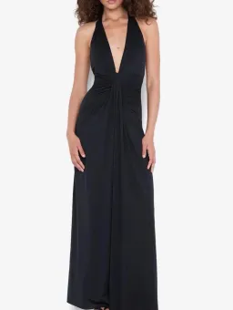 Bec & Bridge Tillie drape dress - black size 6 for rent on The Volte - image 3