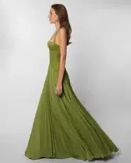 Fenity Gaia Maxi Dress in Green Size S for rent on The Volte - image 14