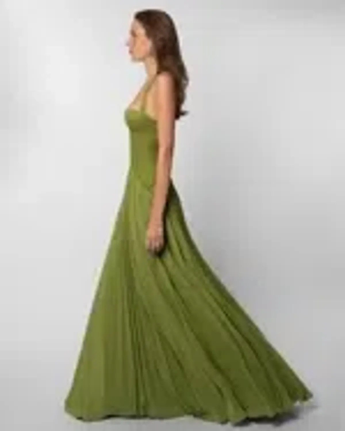 Fenity Gaia Maxi Dress in Green Size M - Image 14