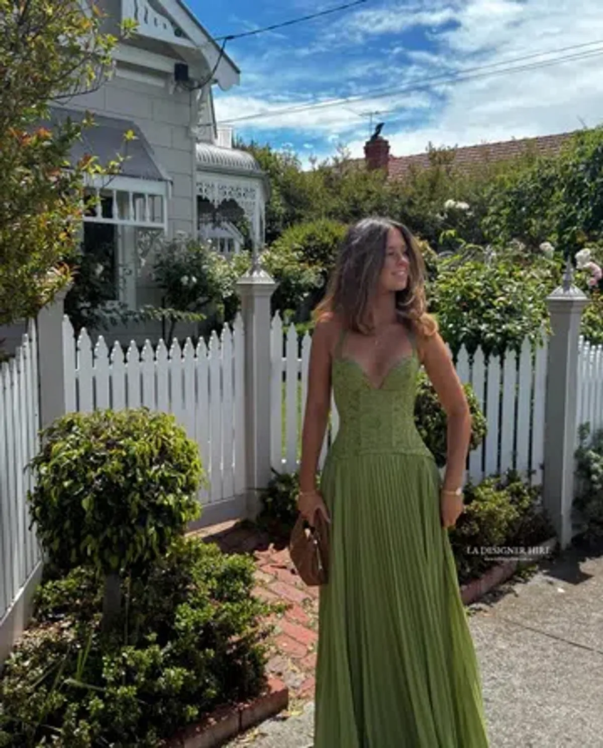 Fenity Gaia Maxi Dress in Green Size L - Image 8