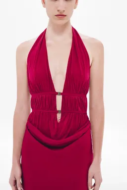 Misha CELINE SATIN DRESS for rent on The Volte - image 2