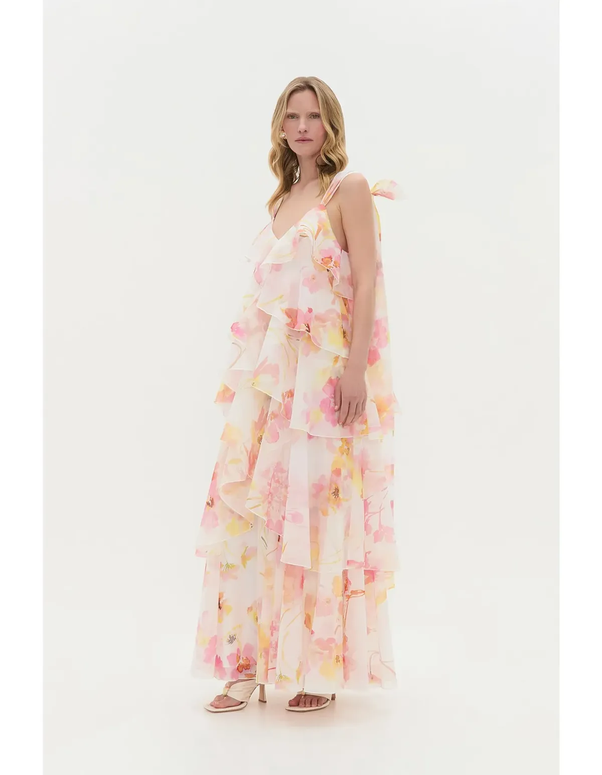 Aje Gracie Maxi Dress Size 10 AU Wildflowers - Image 3