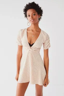 Sir the Label The Valentina Mini Dress Cream Size 10 for rent on The Volte - image 1