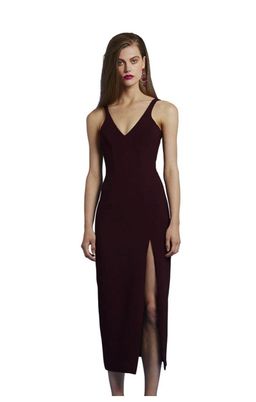 By Johnny Contour Lines Split Midi Dress Size 12 for rent on The Volte - image 1