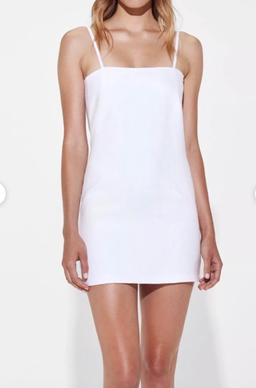 Sir The Label Gracie Mini Dress Tie White | AU 10 for rent on The Volte - image 1