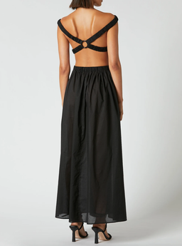 Scanlan Theodore Cotton Voile Ring Dress Black Size S / Au 8 for rent on The Volte - image 3
