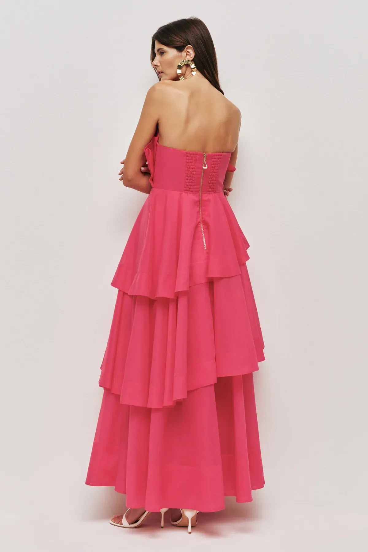 Aje Selestia Gown in Magenta Size 10 - Image 3