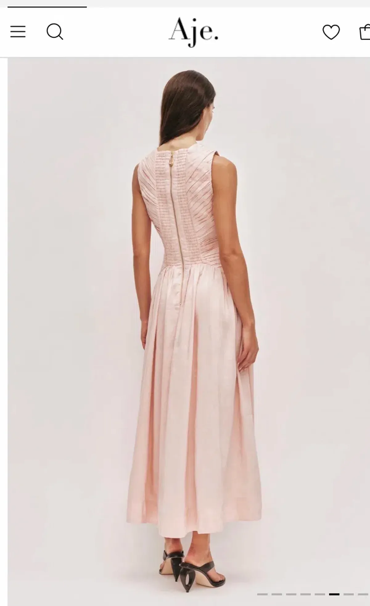 Aje Medea Maxi Dress Tea Blossom Sz 10 - Image 2