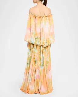 ZIMMERMANN LUNA TWIST BILLOW GOWN SIZE 4 for rent on The Volte - image 2