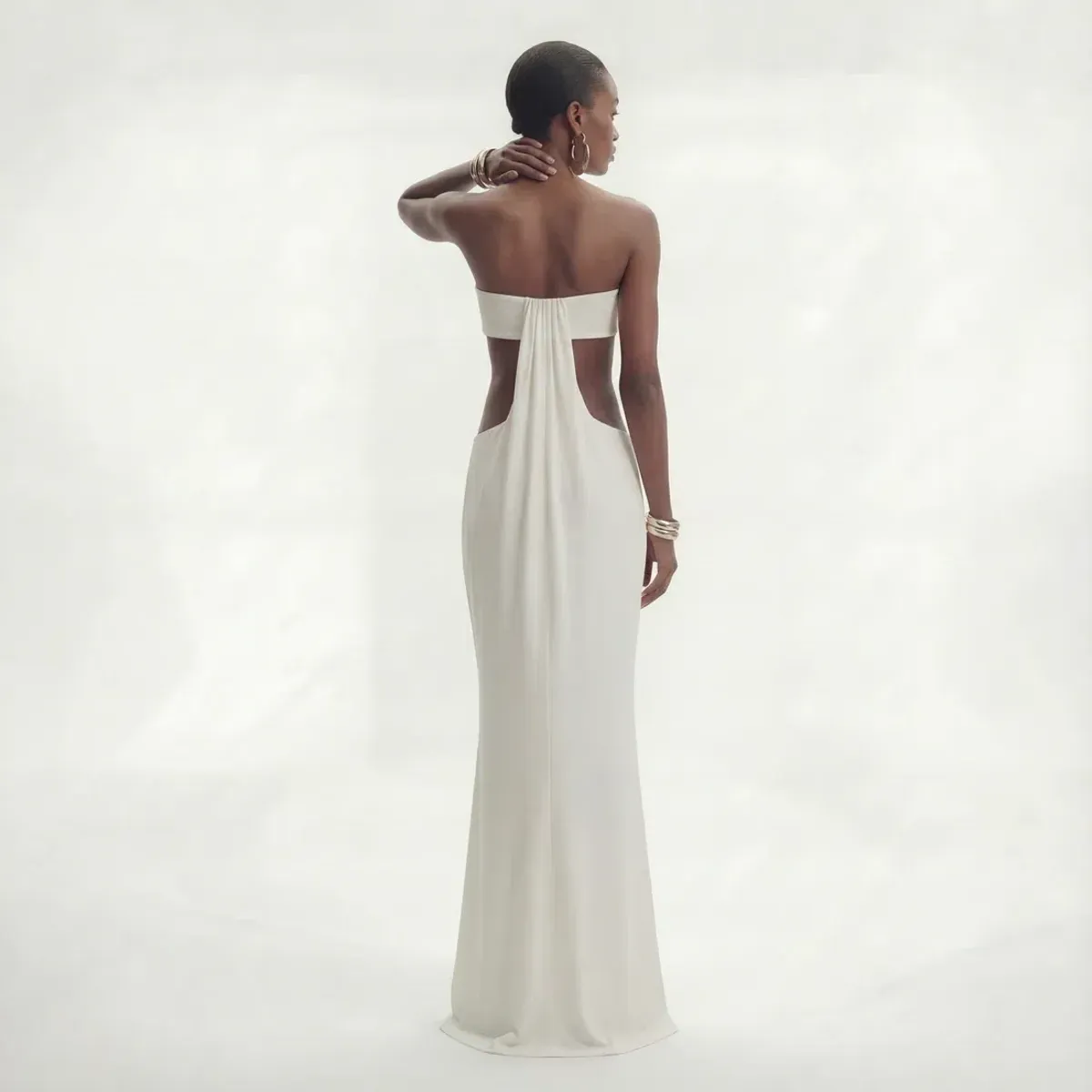 Serve The Brand Ophelia Maxi White - Image 5