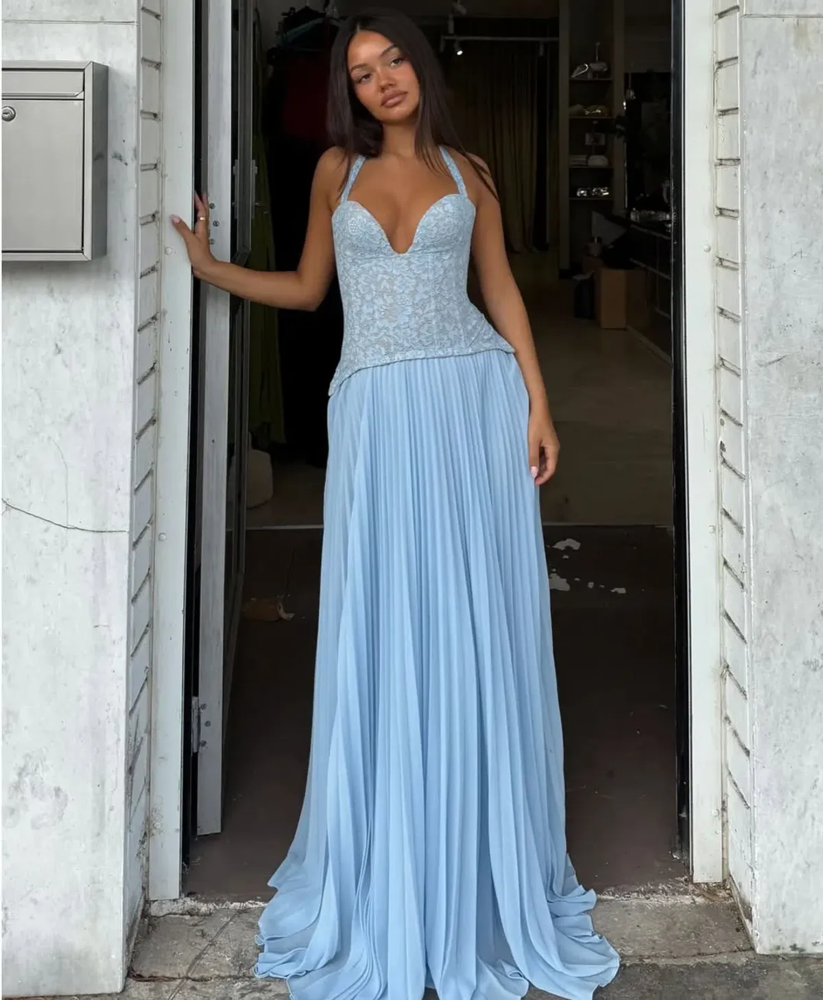 Fenity Gaia Dress in Blue Size S - Image 1