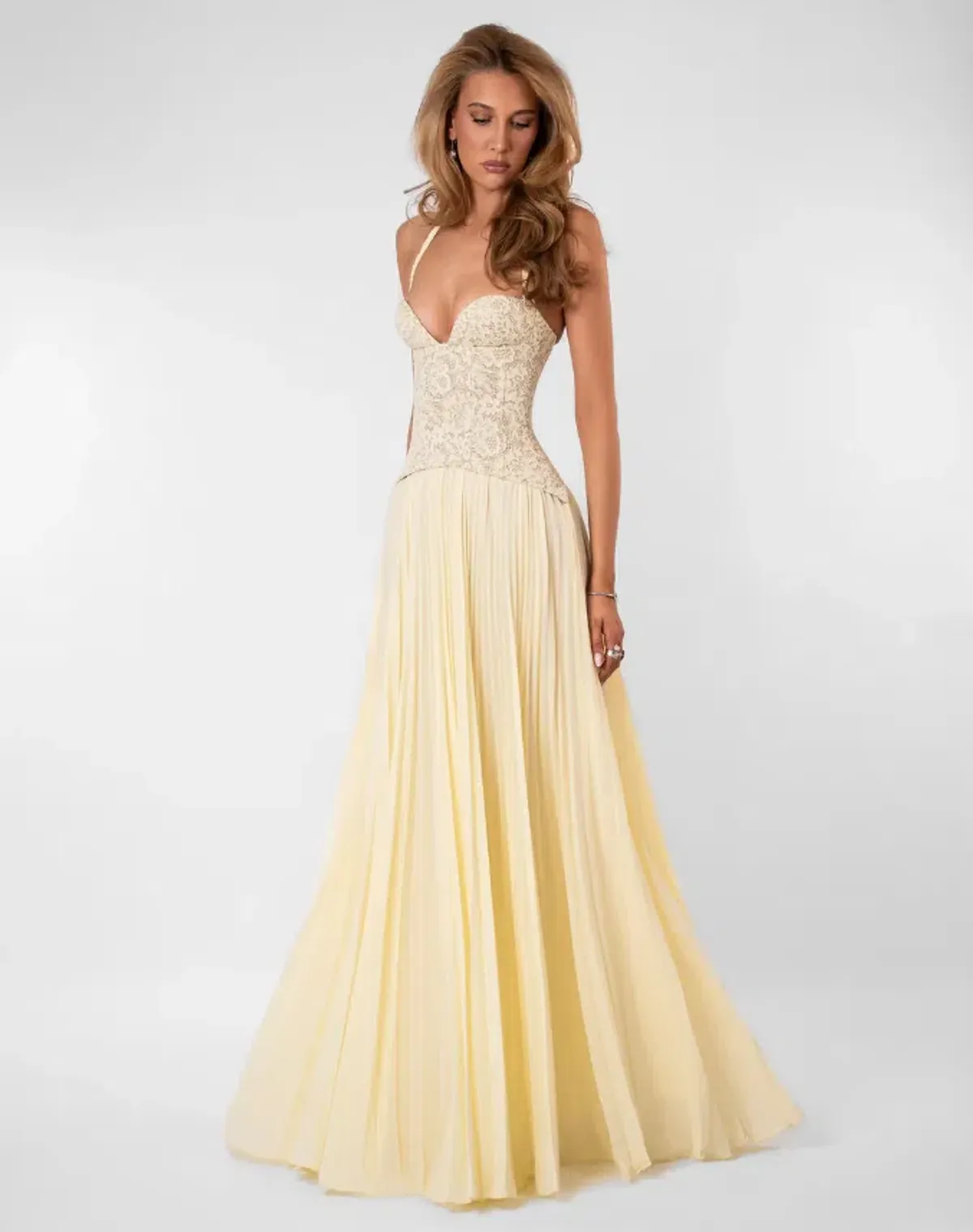 Fenity Gaia Dress in Butter Size S - Image 1